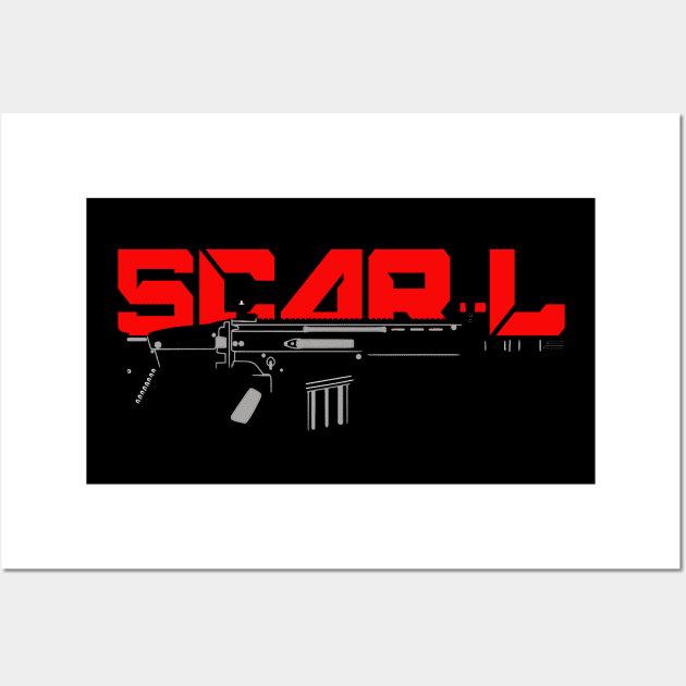 Rifle SCAR - L Wall Art by Aim For The Face